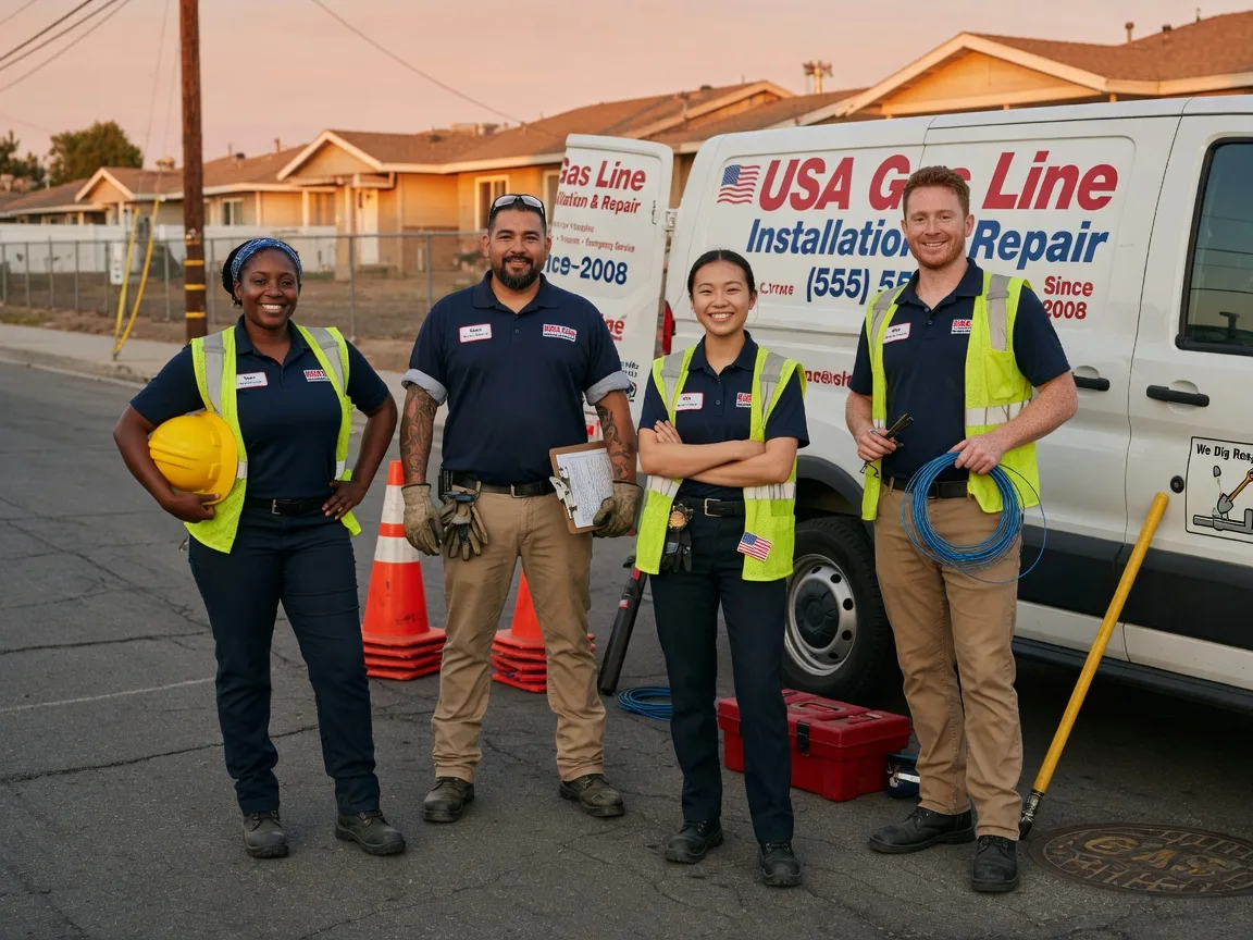 Gas Line Installation company in Arrey, NM
